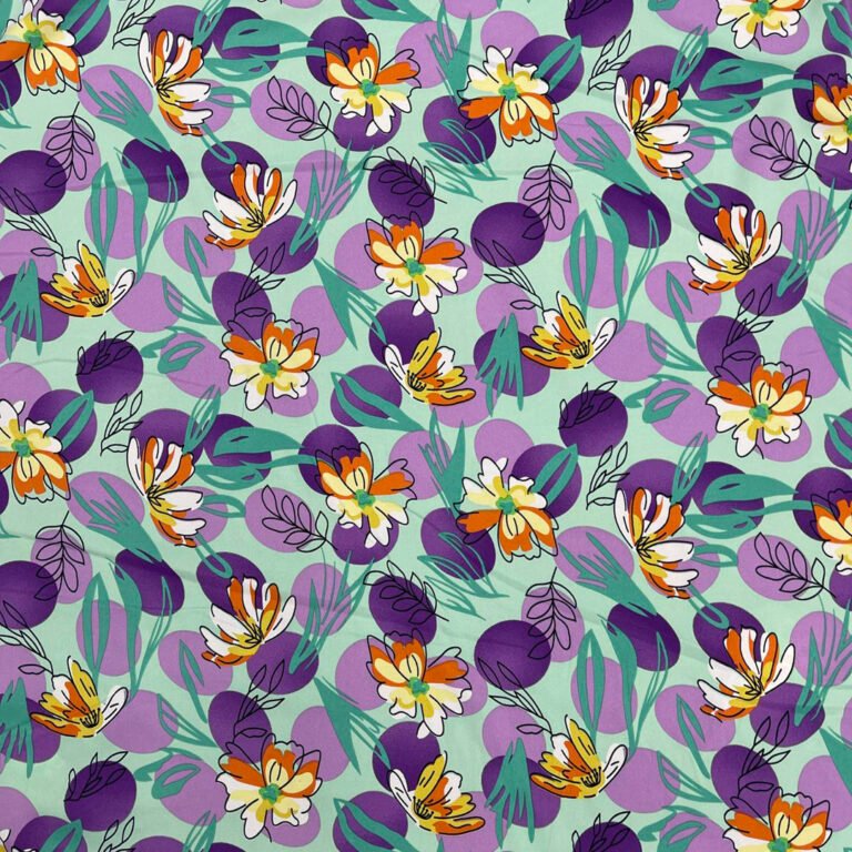 HL-P279 Polyester Broken Twill Printed Fabric - Image 3