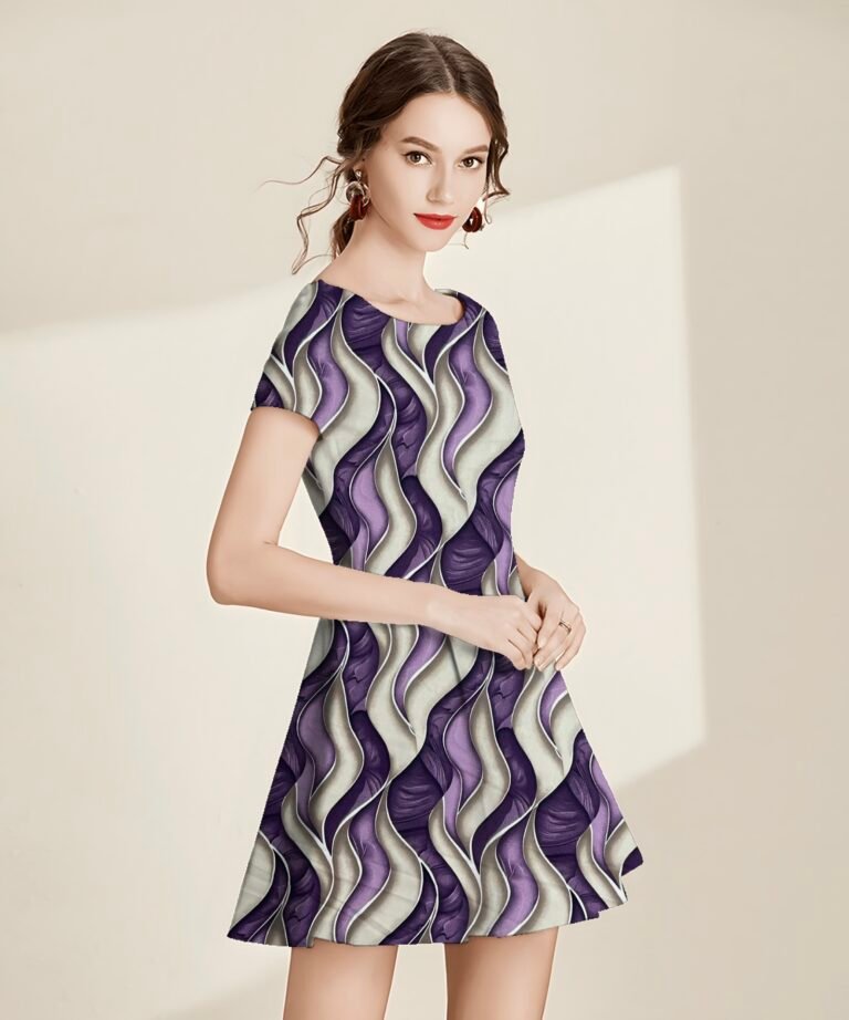 HL-P308 Polyester Broken Twill Printed Fabric - Image 3