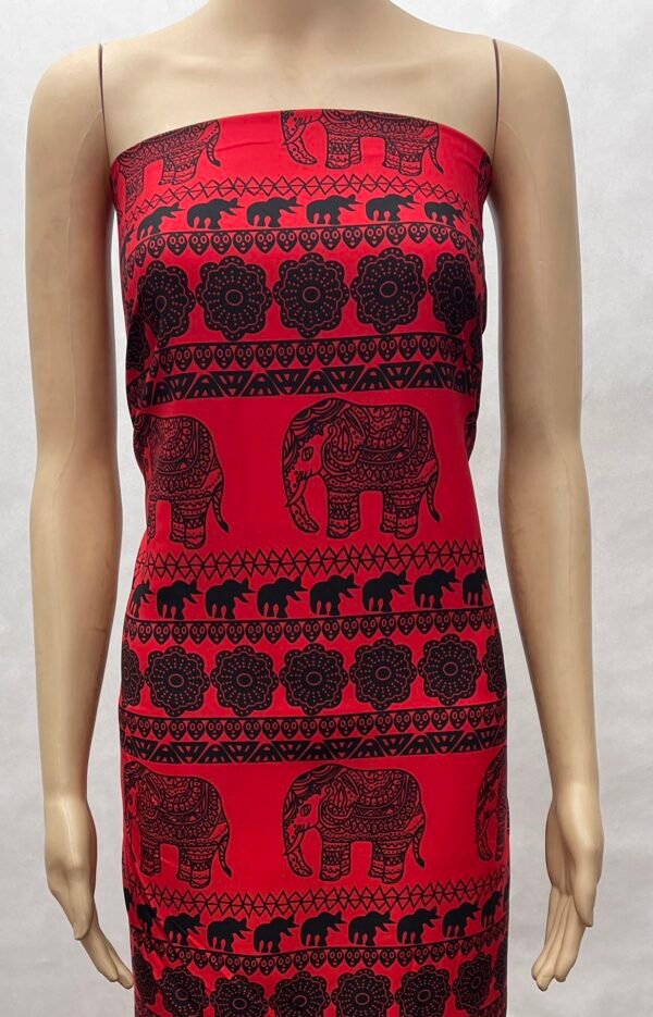Polyester 4-Way Stretch Printed Fabric