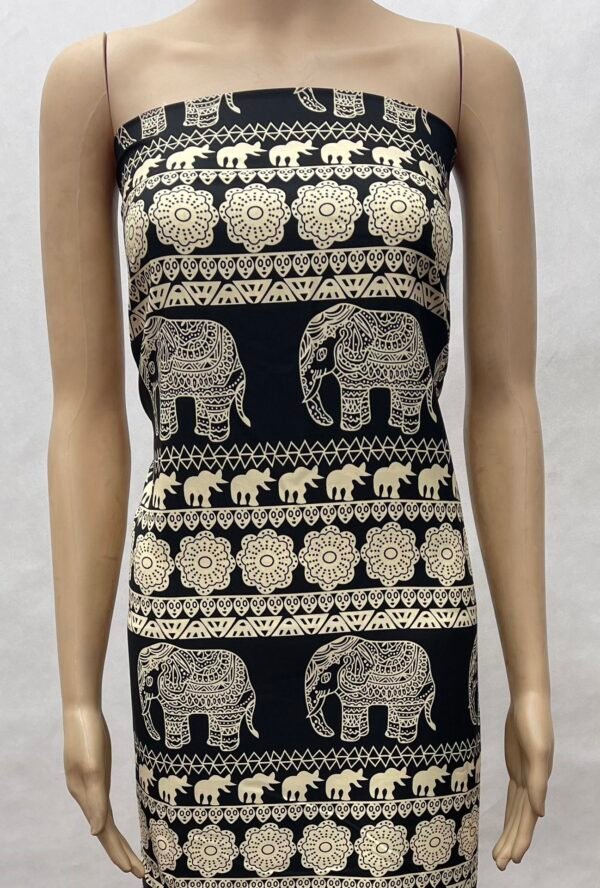 Polyester 4-Way Stretch Printed Fabric