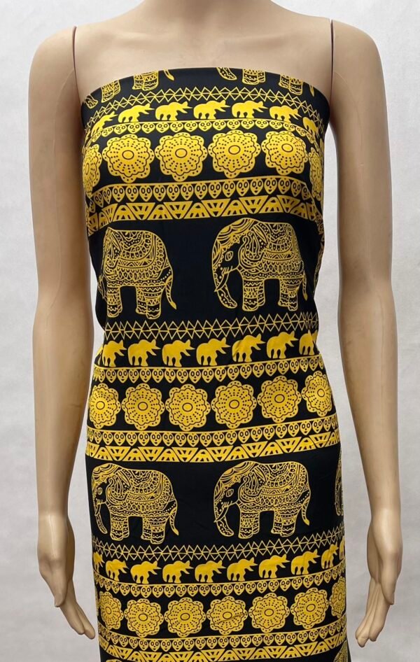 Polyester 4-Way Stretch Printed Fabric