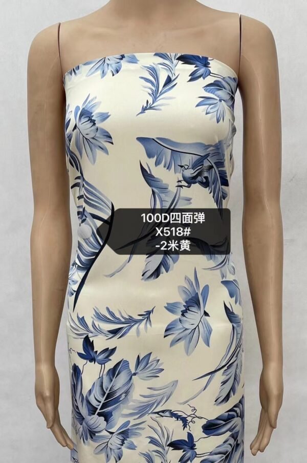 Polyester 4-Way Stretch Printed Fabric