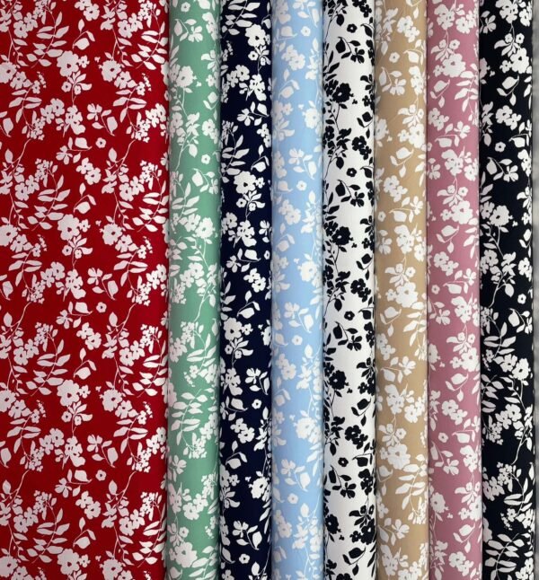 Polyester 4-Way Stretch Printed Fabric