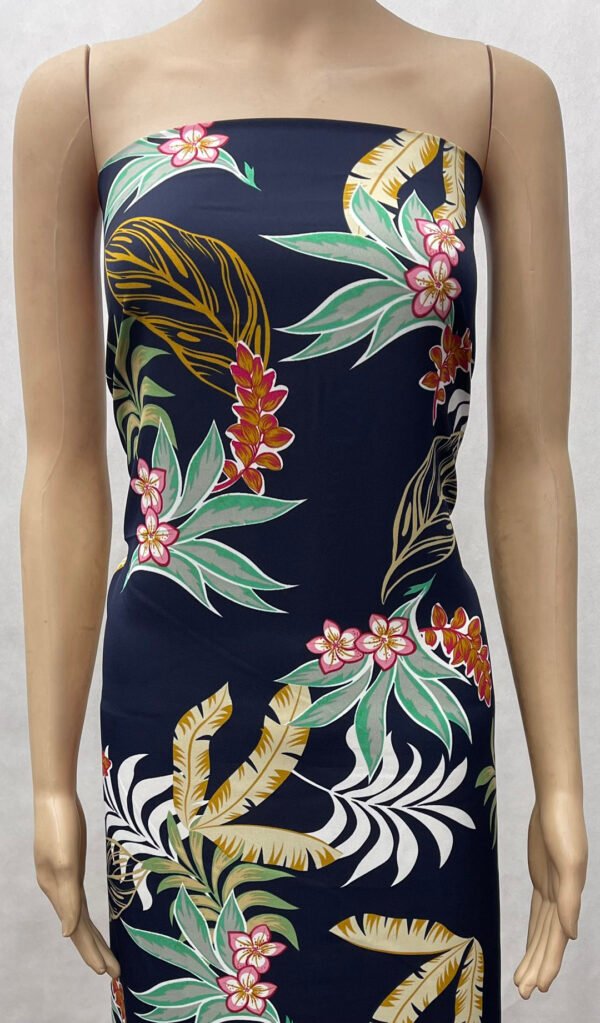 Polyester 4-Way Stretch Printed Fabric