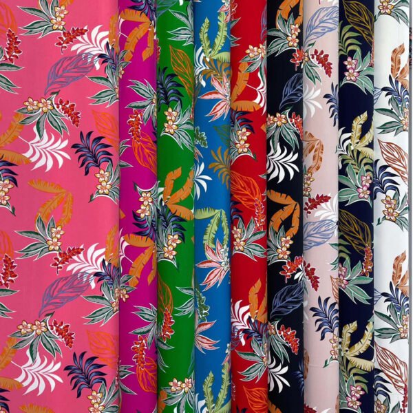 Polyester 4-Way Stretch Printed Fabric