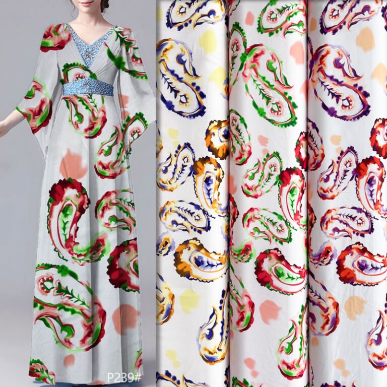 HL-P239 Polyester Broken Twill Printed Fabric