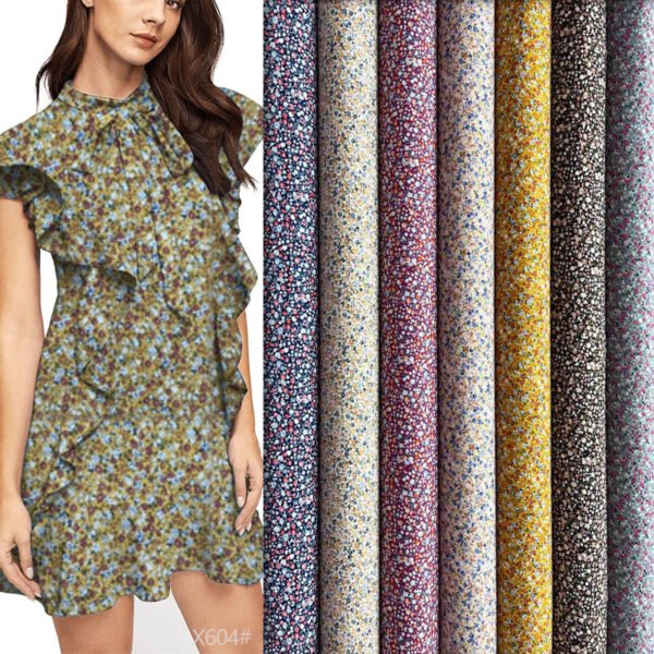 Polyester 4-Way Stretch Printed Fabric
