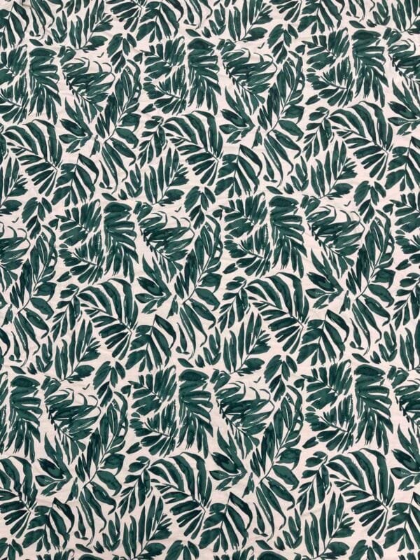 Tropical Leaf Print 45s Yarn 100% Rayon Fabric for lightweight clothing HL-491694
