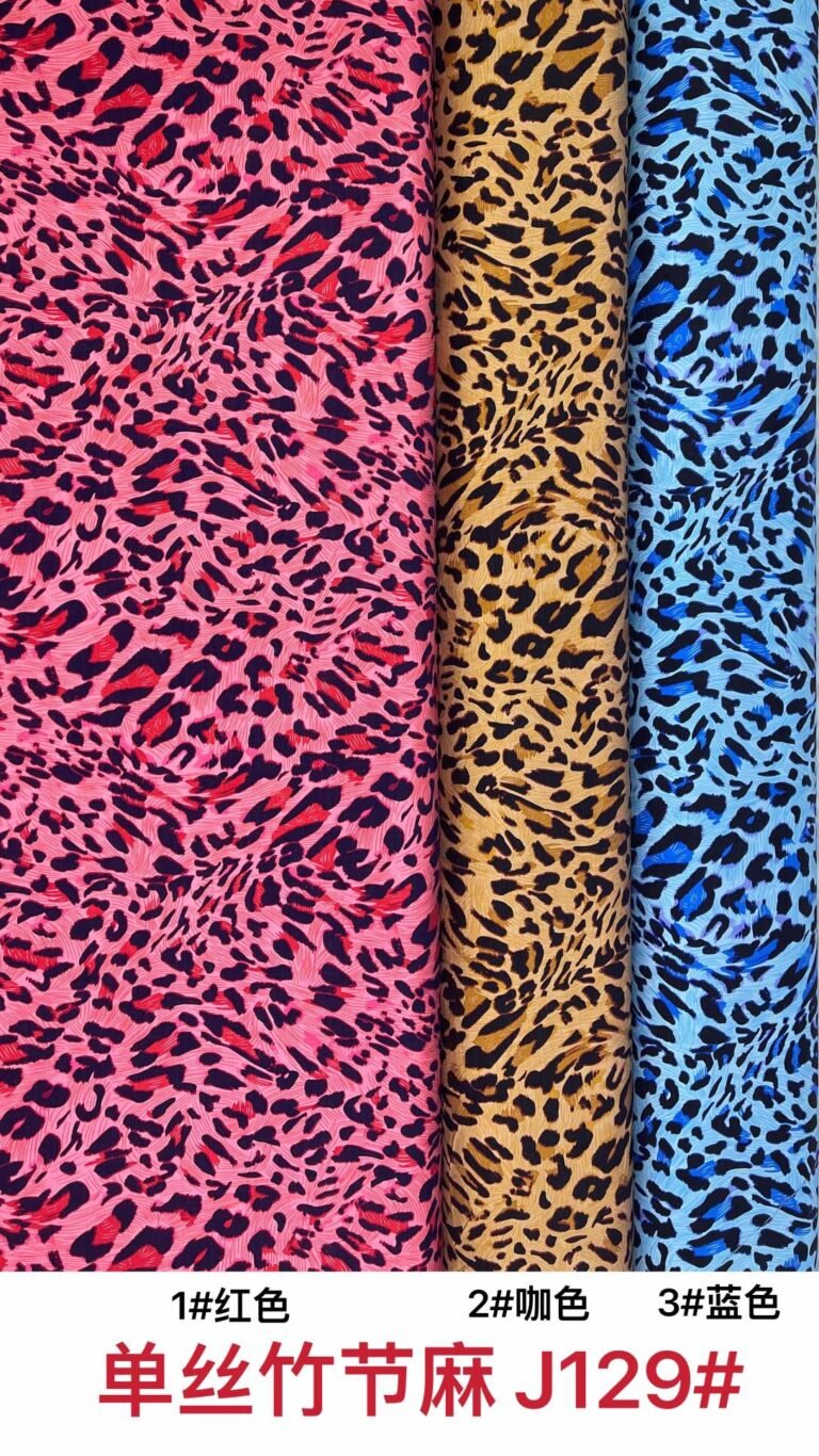 HL-J129 Printed Rayon Polyester Blend Fabric - Image 3