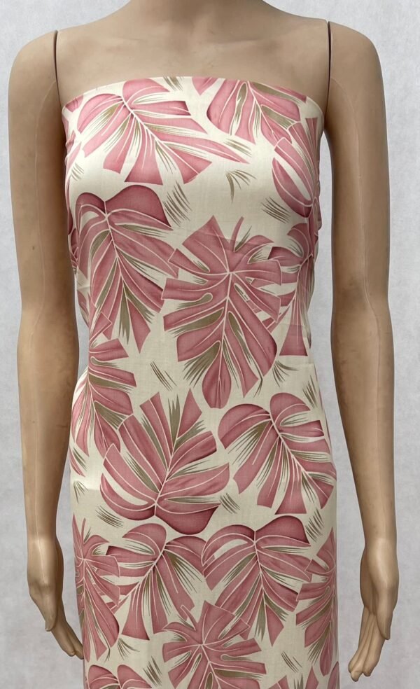Tropical Leaf Print 45s Yarn 100% Rayon fabric HL-491785