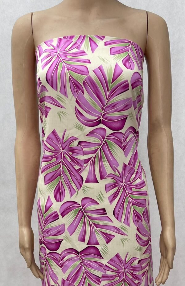 Tropical Leaf Print 45s Yarn 100% Rayon fabric HL-491785