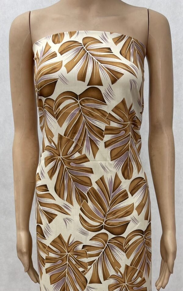 Tropical Leaf Print 45s Yarn 100% Rayon fabric HL-491785