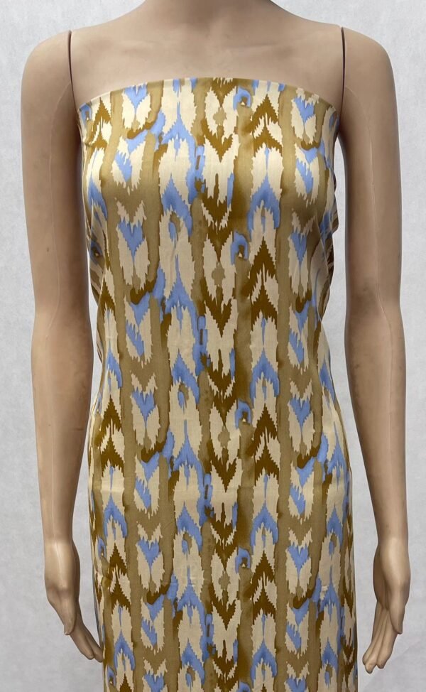 Geometric Motifs Print 45s Yarn 100% Rayon Fabric HL-491789