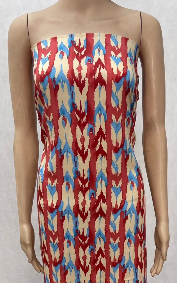 Geometric Motifs Print 45s Yarn 100% Rayon Fabric HL-491789