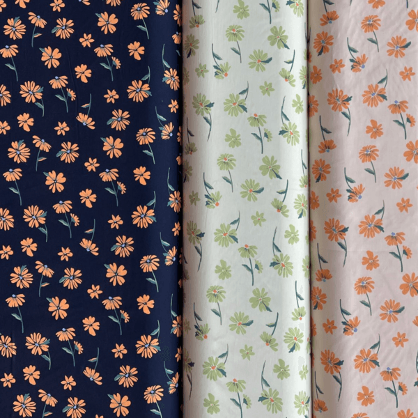 Comfortable 40s Yarn Floral Printed 100% Rayon Fabric