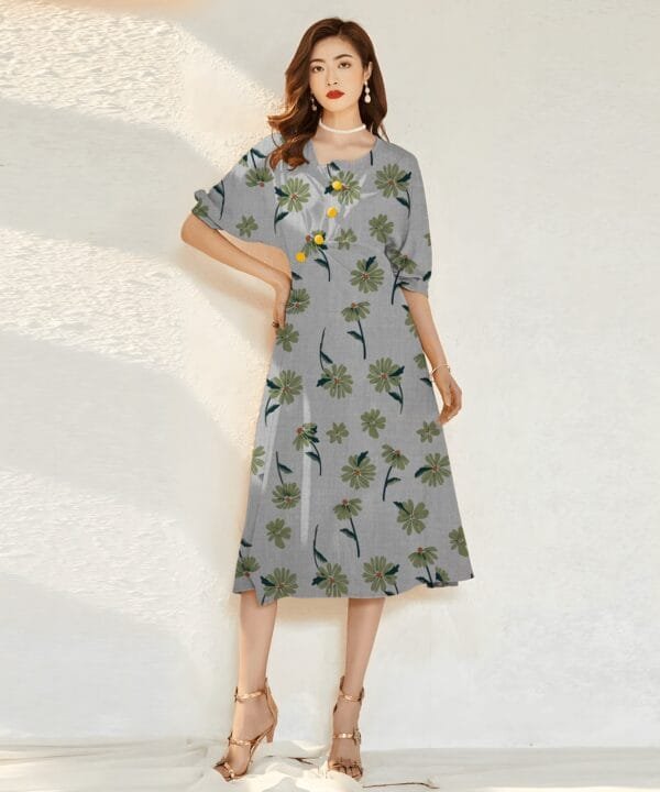 Comfortable 40s Yarn Floral Printed 100% Rayon Fabric