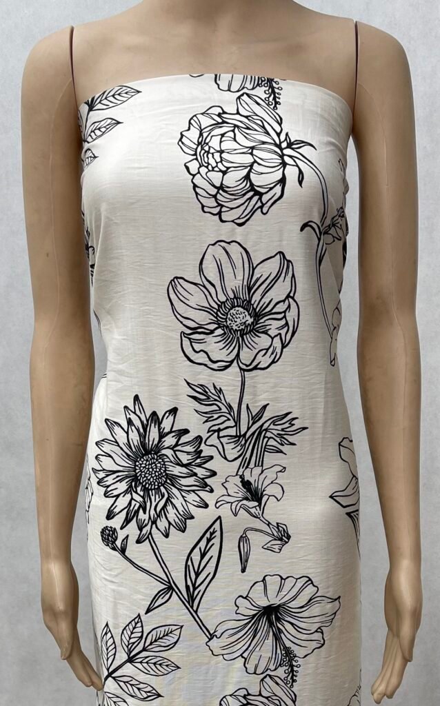 HL-J475 Printed Rayon Polyester Blend Fabric - Image 4