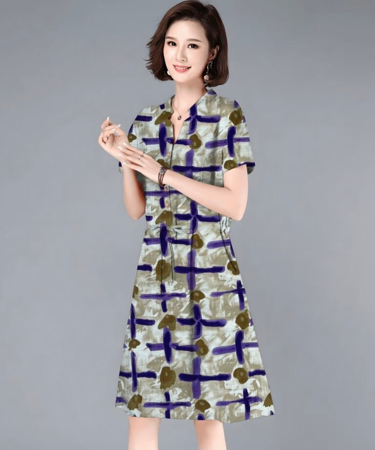HL-J348 Printed Rayon Polyester Blend Fabric - Image 8