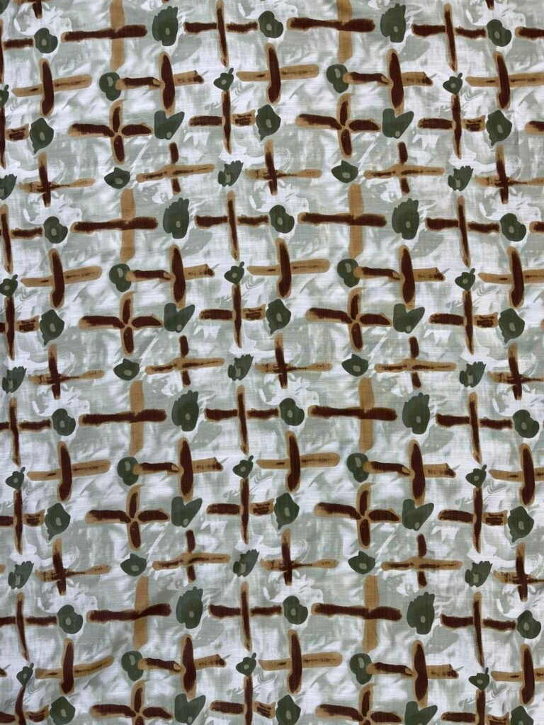 HL-J348 Printed Rayon Polyester Blend Fabric - Image 2
