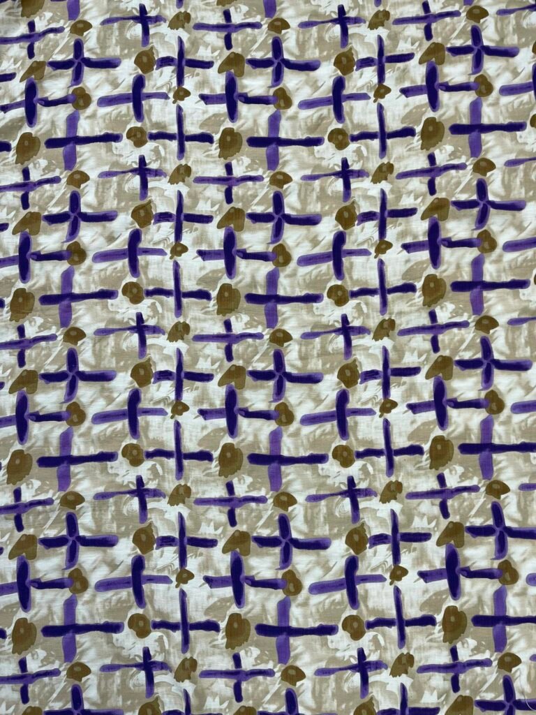 HL-J348 Printed Rayon Polyester Blend Fabric - Image 3