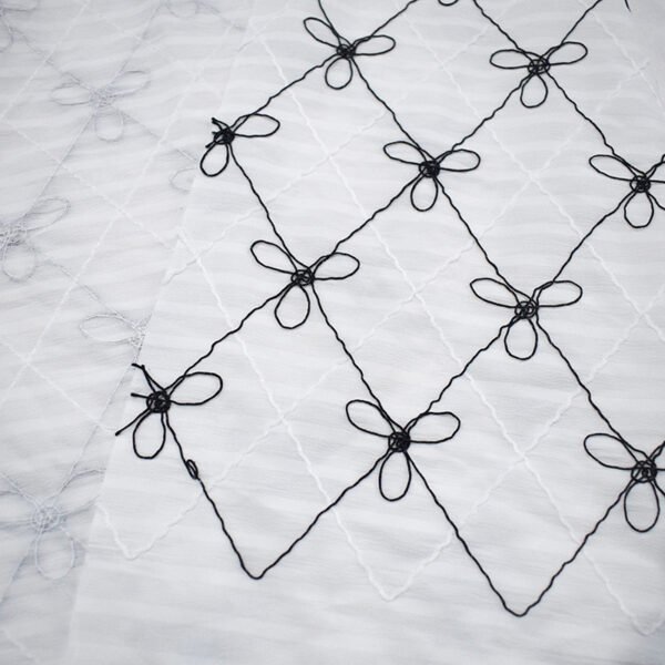 HL-WMX914 Polyester Plain Jacquard Fabric - Image 3