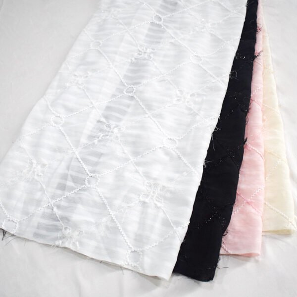 Polyester Plain Jacquard Fabric