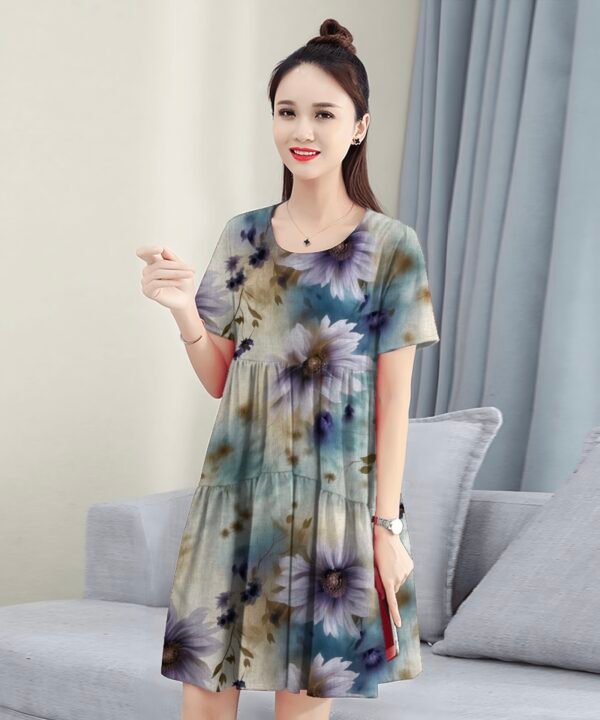 HL-CA62 Pure Cotton Poplin Printed Fabric - Image 7