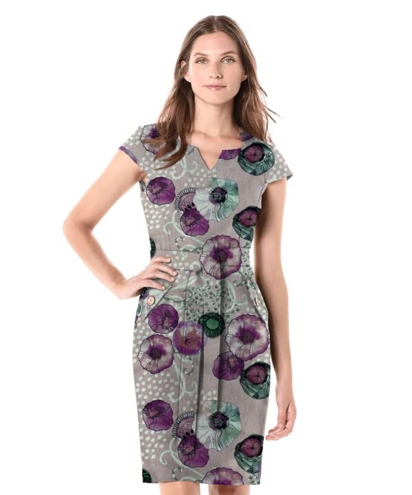 HL-CA65 Pure Cotton Poplin Printed Fabric - Image 10