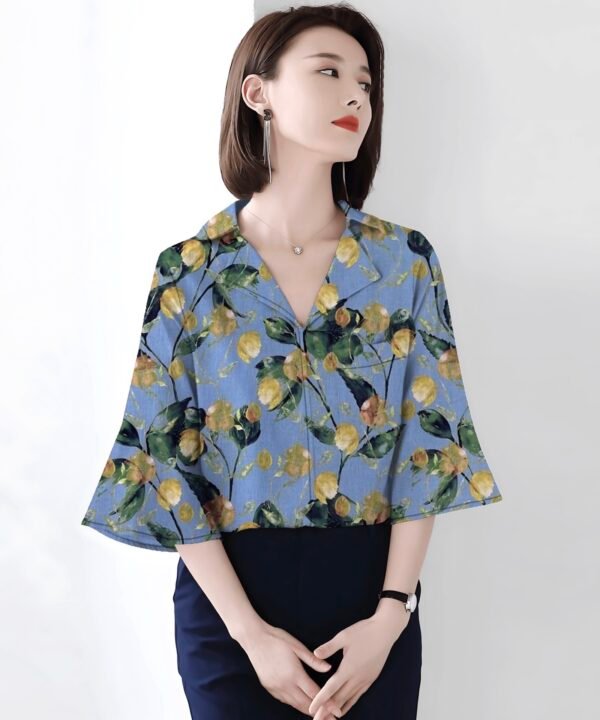 HL-CA67 Pure Cotton Poplin Printed Fabric - Image 6