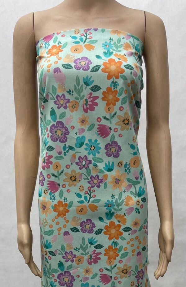 HL-CA68 Pure Cotton Poplin Printed Fabric - Image 2