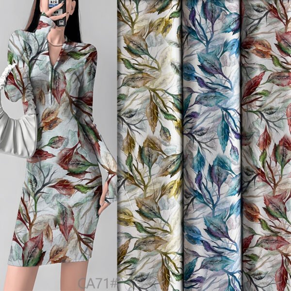 HL-CA71 Pure Cotton Poplin Printed Fabric - Image 2
