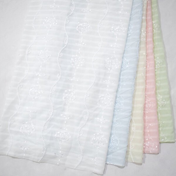 Polyester Plain Jacquard Fabric