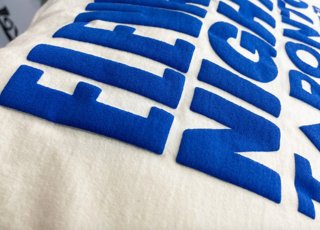 puff printing fabric