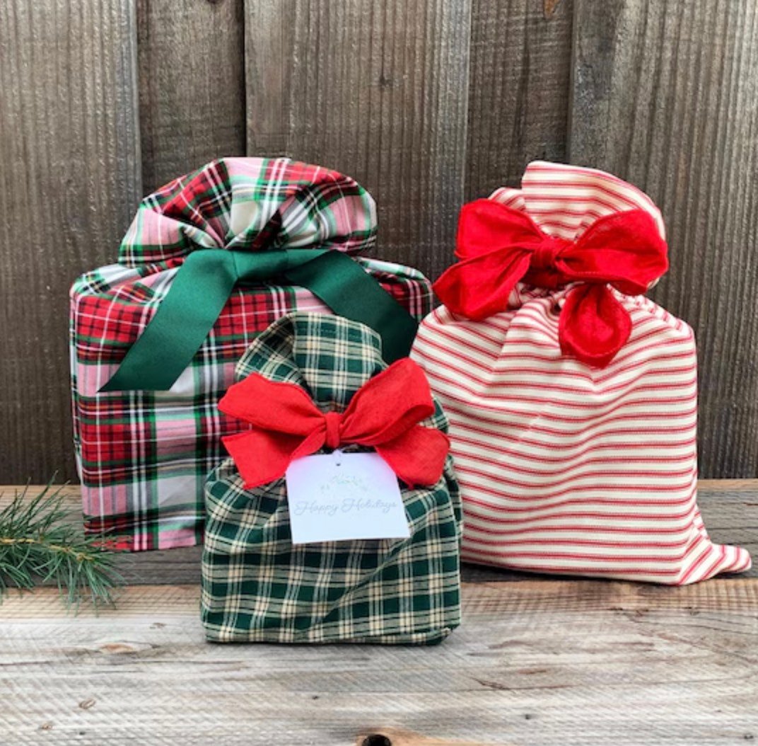 Christmas gift fabric for personalized holiday gifts