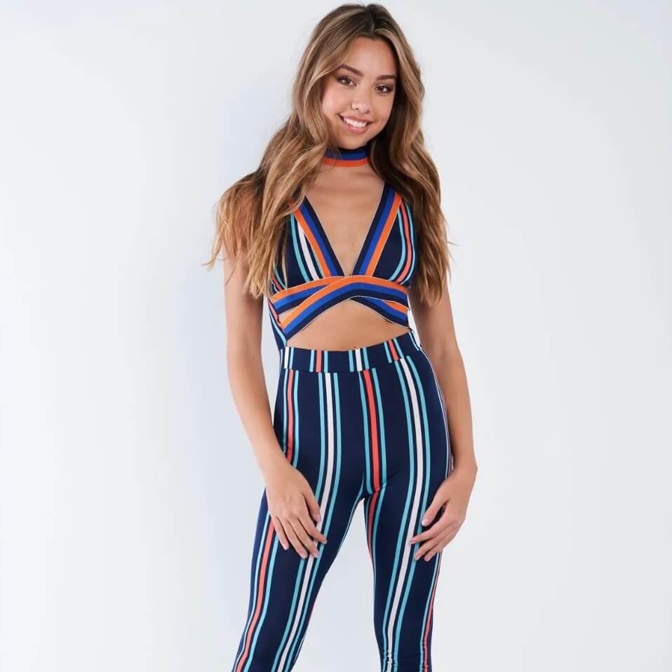 Woman in a stylish stretch dress