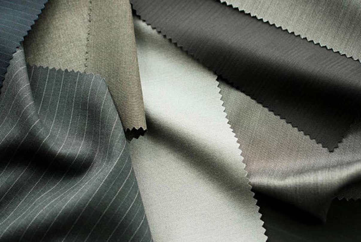 Fabric swatches fanned out